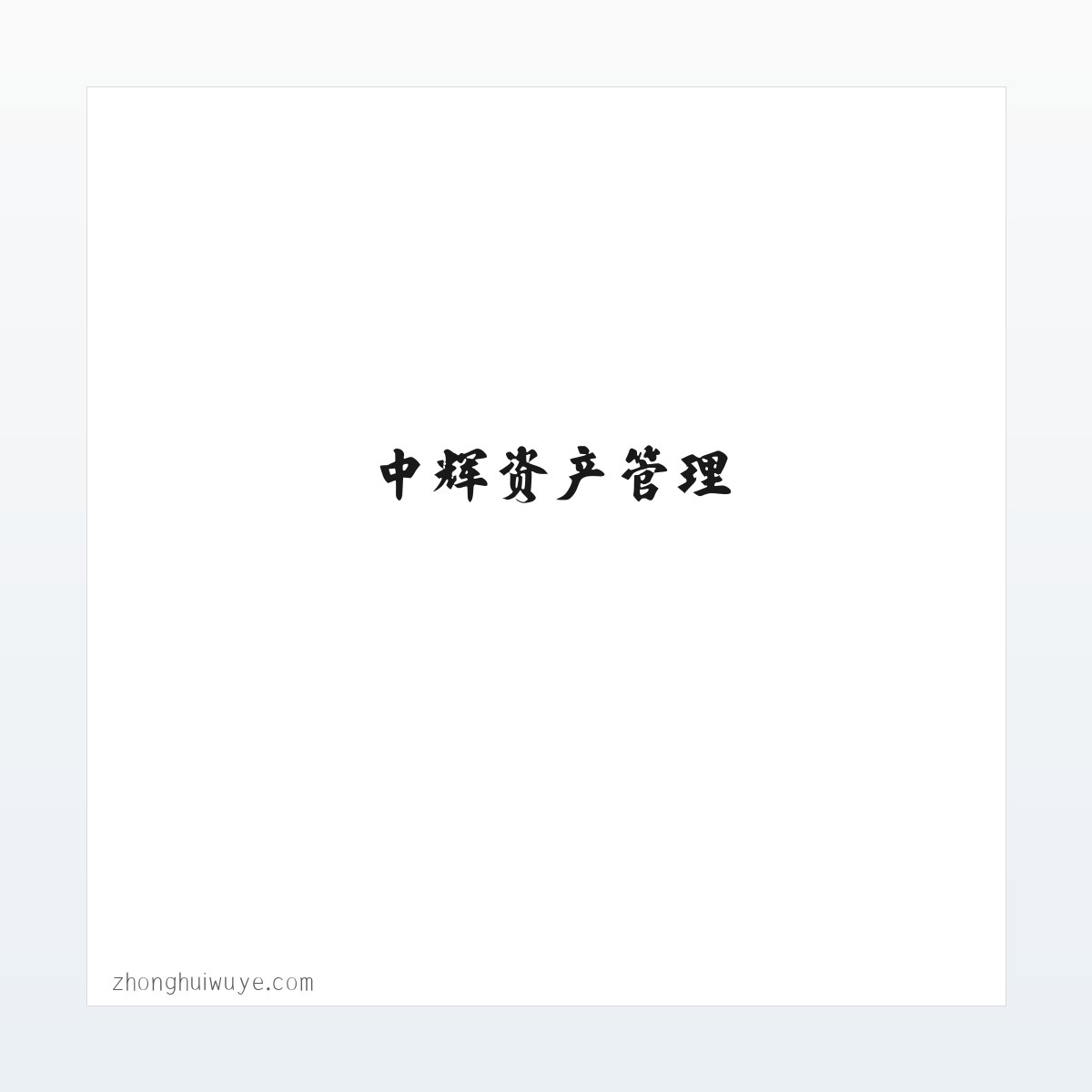 中辉资产管理 方图